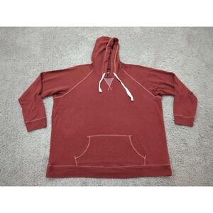 Super Soft by Torrid Hoodie Womens 4 PLUS Red Pullover Long Sleeve Sleepwear
